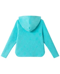 Andy & Evan Boys' 2T-5 Hooded Swim Cover-Up Pull-On Shorts, 2-Piece Set