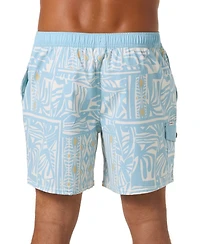 O'Neill Men's Hermosa Retro Slim-Fit Swim Trunks