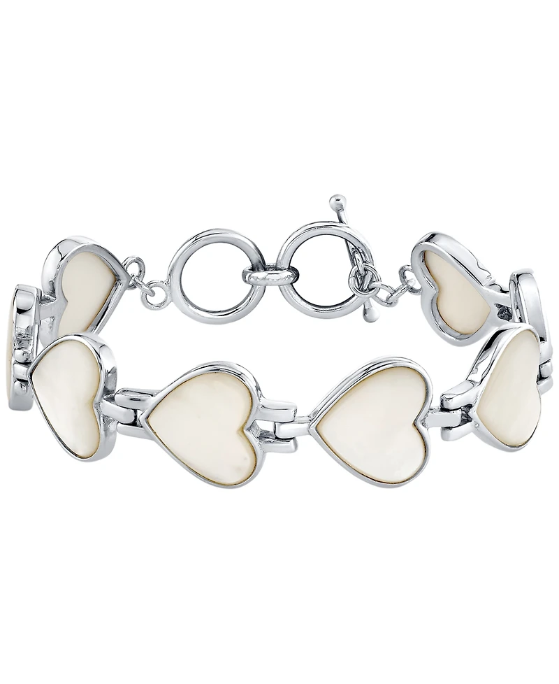 Macy's Mother Of Pearl Bracelet in Sterling Silver