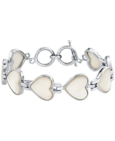 Macy's Mother Of Pearl Bracelet in Sterling Silver