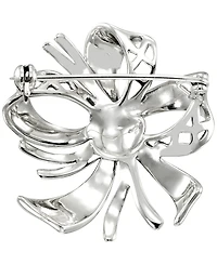 Macy's Marcasite (0.34 ct. t.w.) Bow Brooch Pin in Sterling Silver