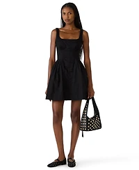 Steve Madden Juniors' Square Neck Short Dress