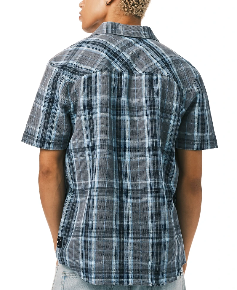 Buffalo David Bitton Men's Sulian Short-Sleeve Plaid Shirt