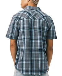 Buffalo David Bitton Men's Sulian Short-Sleeve Plaid Shirt