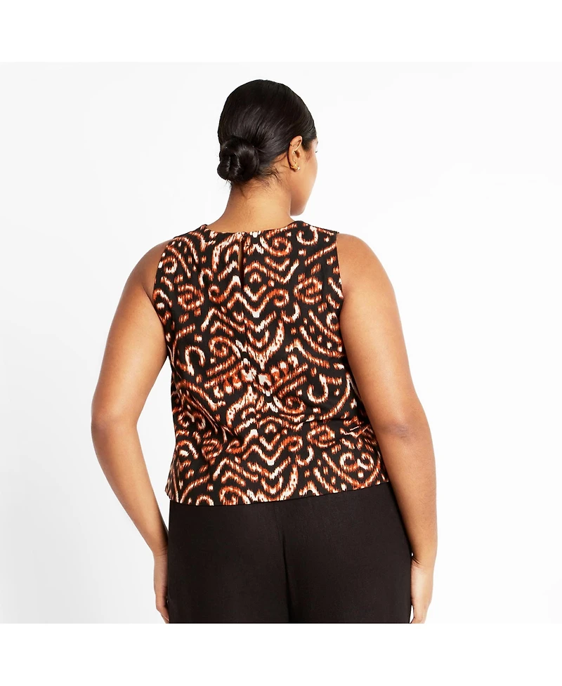 City Chic Women's Amara Print Top