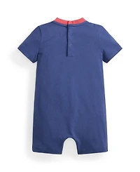 Polo Ralph Lauren Baby Boys' Bear Cotton Crewneck Shortall