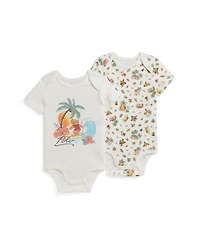Polo Ralph Lauren Baby Boys' Crewneck Bodysuits, 2-Pack
