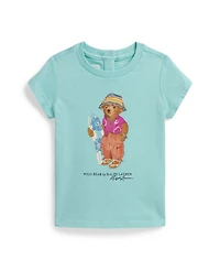 Polo Ralph Lauren Baby Girls' Bear Crewneck T-Shirt