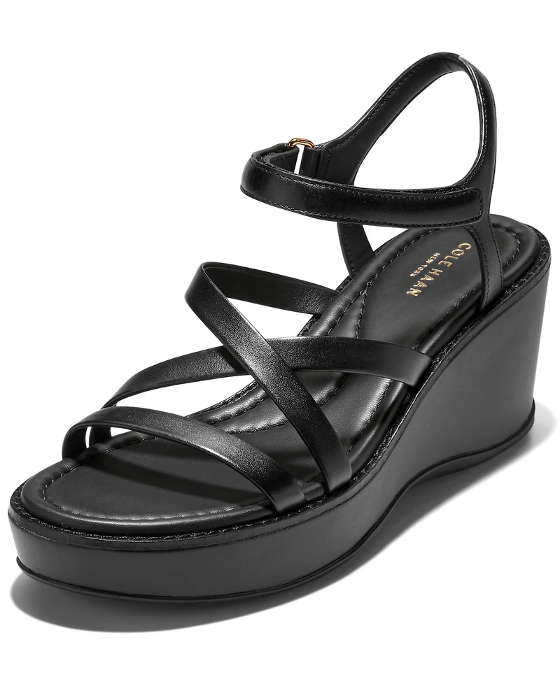 Cole Haan Women's Grand Ambition Azzura Strappy Wedge Sandals