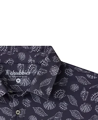 Chubbies Men's Shell Yeah Performance Short-Sleeve Polo Shirt