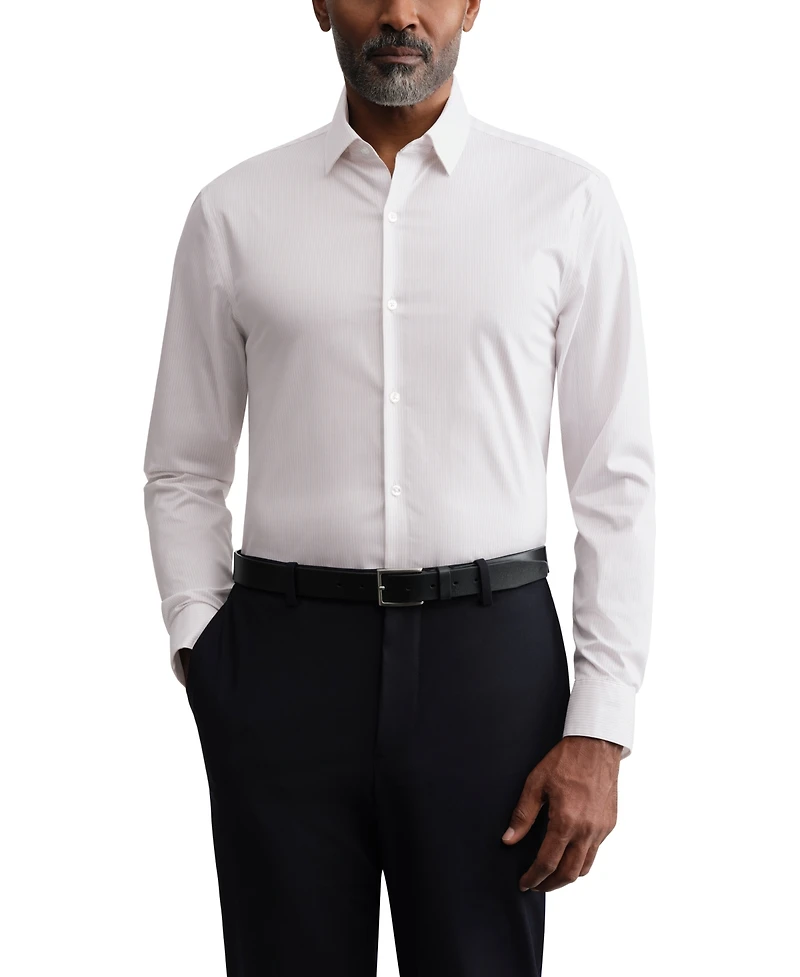 Calvin Klein Men's Kinetic Stretch Spread Collar Dress Shirt