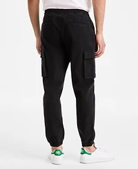 Sun + Stone Men's Garment-Dyed Cargo Jogger Pants