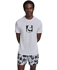 Karl Lagerfeld Paris Men's Short-Sleeve Icon Rashguard