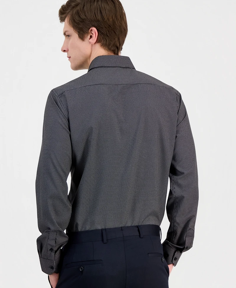 Dylan Park Men's Slim-Fit Performance Four-Way Stretch Dress Shirt