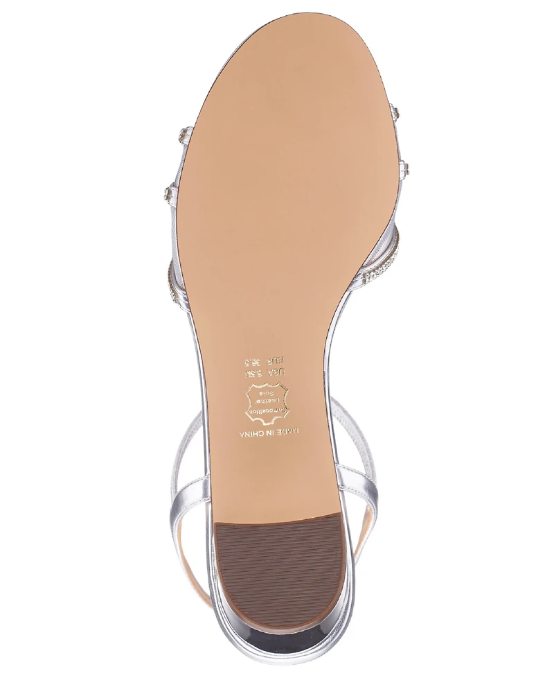 Nina Women's Goldie T-Strap Almond Toe Sandals