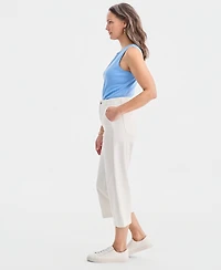 Style & Co Women's Cropped High-Rise Wide-Leg Jeans, Macy's Exclusive