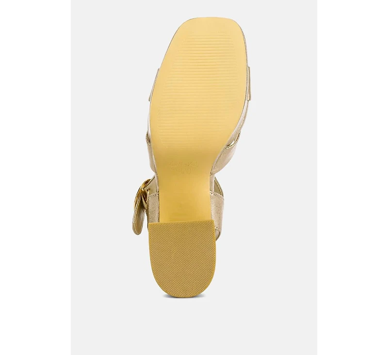 adore strappy block heel sandals