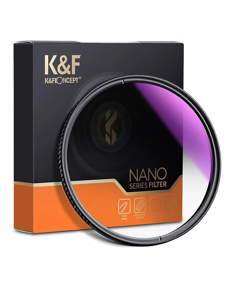 KandF Concept 77mm Nano-x Soft-Edge GND8 0.9 3-Stop Filter