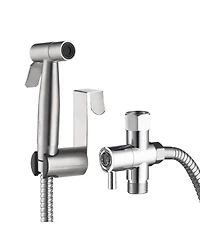 Rainsken Handheld Bidet Sprayer for Toilet, Adjustable Water Pressure Jet Spray, with Bidet Hose