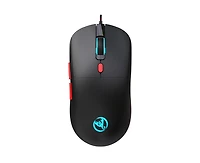 Risokeys Rgb Backlit Wired Gaming Mouse, 6-Button Ergonomic with 3600 Dpi Adjustable, for Pc Gamers, Office Use, Compatible with Windows,Mac & Linux