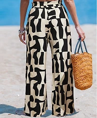 Cupshe Women's Creative Mood Abstract Pants