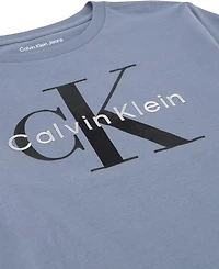 Calvin Klein Boys' 8-20 Monologo Crewneck T-Shirt