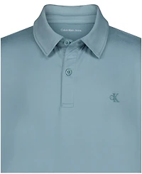Calvin Klein Boys' 8-20 Short-Sleeve Tech Polo Shirt