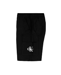 Calvin Klein Boys' 8-20 Tech Cargo Pull-On Shorts