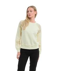 Wilt Clothing Women's Lace Details Sweatshirt