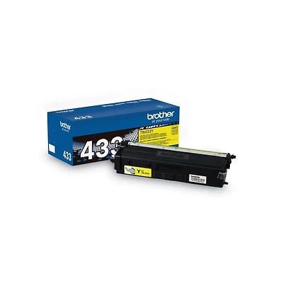 Brother TN433Y 4,000 Page-Yield High-Yield Toner