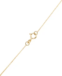 Macy's High Polished Stirrups Necklace in 10k Yellow Gold