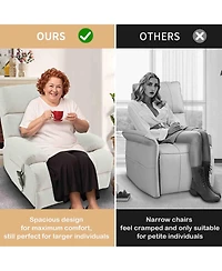 Boyel Living Oversized Power Lift Recliner Chair for Elderly Electric Recliner