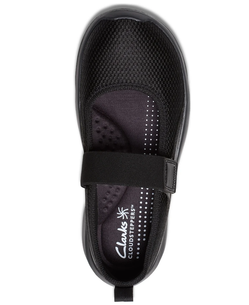 Clarks Women's Cloudsteppers Solevana Jane Round Toe Flats