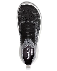 Clarks Women's Cloudsteppers Solevana Lace Round Toe Sneakers