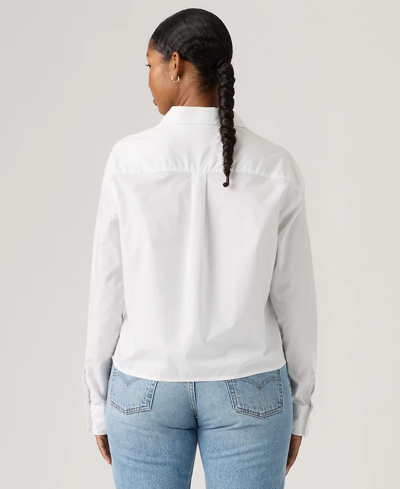 Levi's Women's Point Collar Long-Sleeve Shirt