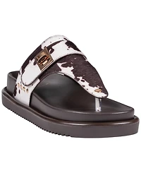 Gc Shoes Women's Cailan Hardware Footbed Flats Sandals