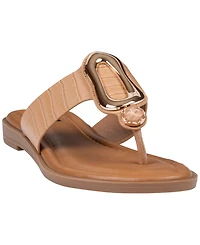 Gc Shoes Women's Evarie Hardware Flat Sandals