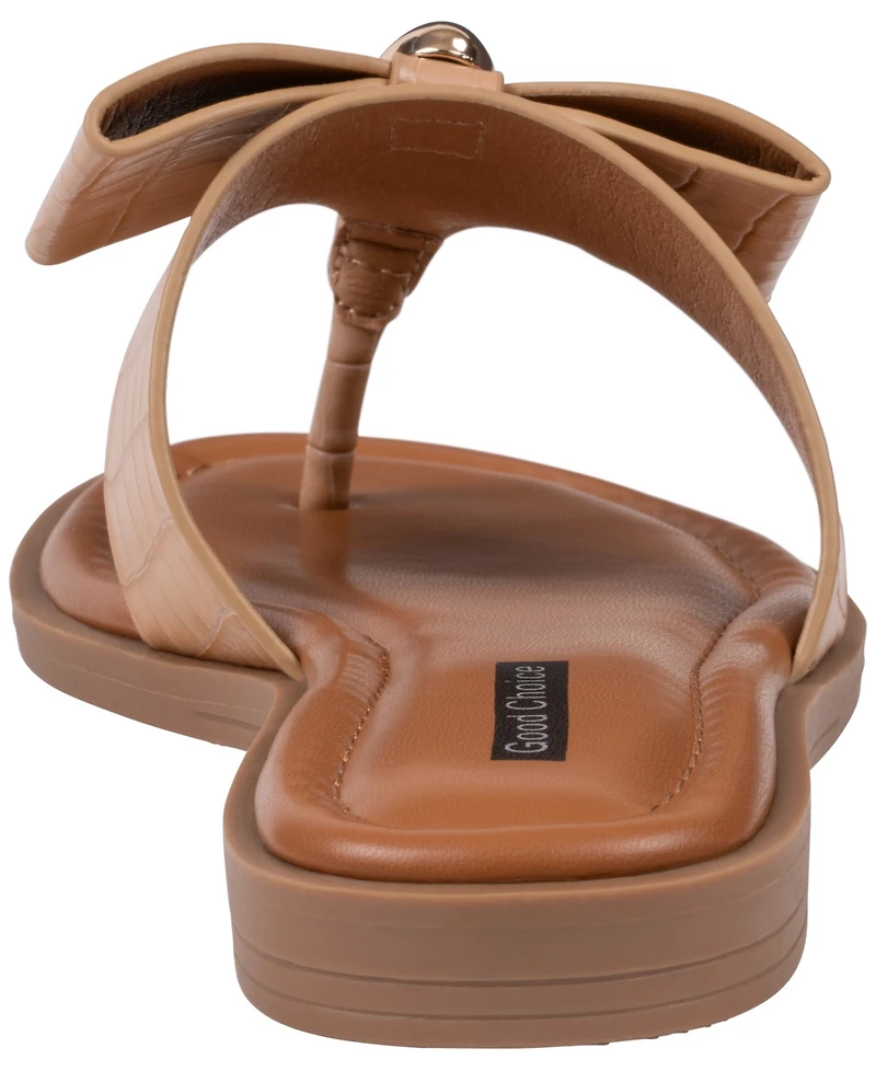 Gc Shoes Women's Alba Bow Flat Sandals