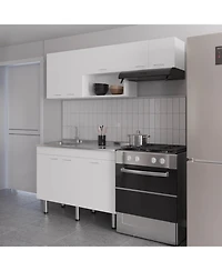 Fm Furniture El Capitan Modular Kitchen Set - Complete Solution for Modern Kitchens with Storage, Kronos