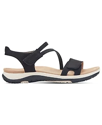 Rockport Women's Shevon Strappy Flat Round Toe Sandals