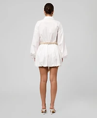 Rachel Roy Women's Collared Neck Shirt Dress