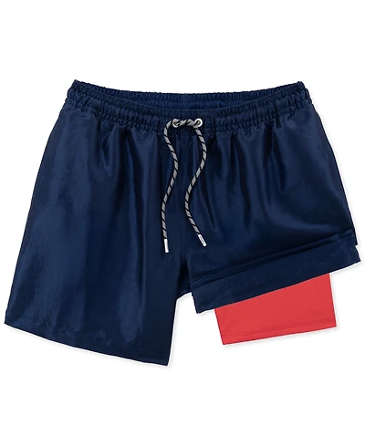 Chubbies Men's 5.5" The Star-Spangled Shines Metallic Swim Trunks