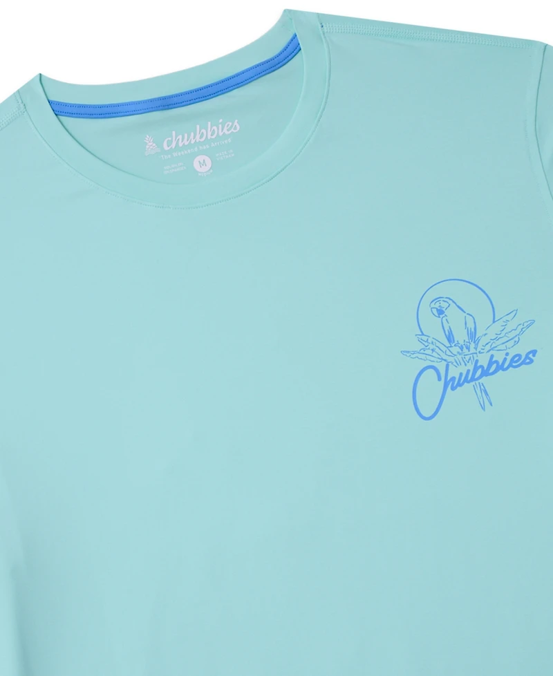 Chubbies Men's The Weekends Only Sun Crewneck Swim T-Shirt