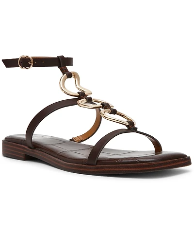 Dv Dolce Vita Women's Macin Embellished Gladiator Flat Sandals