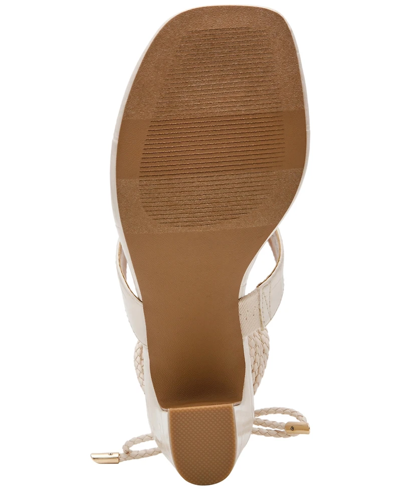 Dv Dolce Vita Women's Stanza Embellished Lace-Up Leg-Wrap Dress Sandals