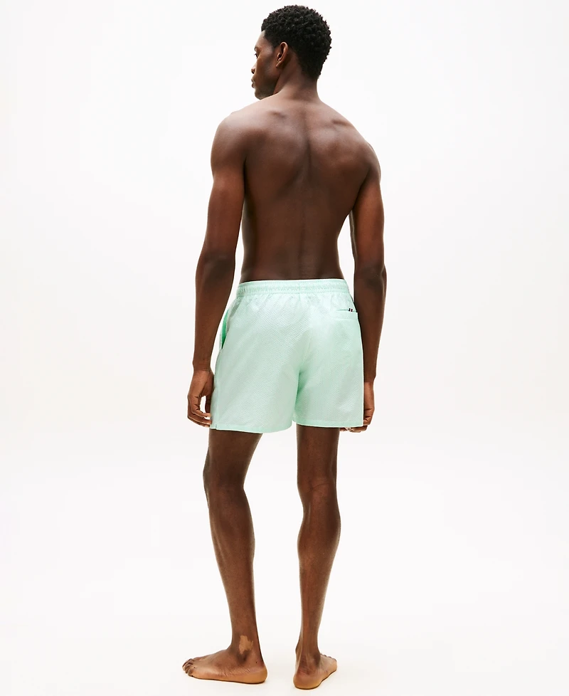 Tommy Hilfiger Men's Medium Drawstring Zip Pocket 5" Swim Trunks