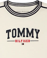 Tommy Hilfiger Boys' 2T-7 Crewneck T-Shirt and Shorts, 2-Piece Set