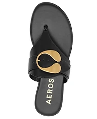 Aerosoles Women's Glam Slip-On Flat Sandals
