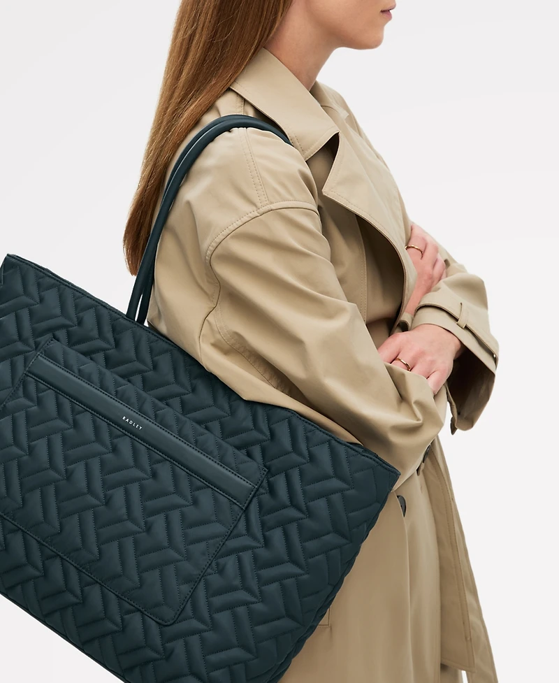 Radley London Holland Park Quilted Extra Large Zip Top Tote Bag