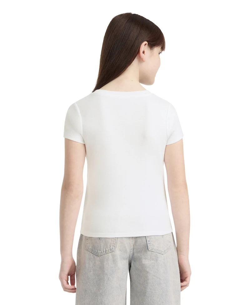 Levi's Girls' 7-16 Meet and Greet Jam Round Neck T-Shirt